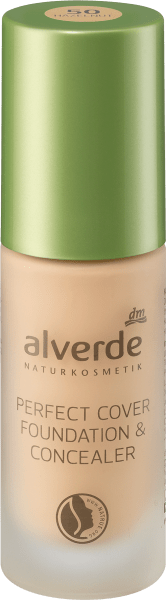 Actual product image dm alverde Make-up Perfect Cover Foundation & Concealer 50 Hazelnut