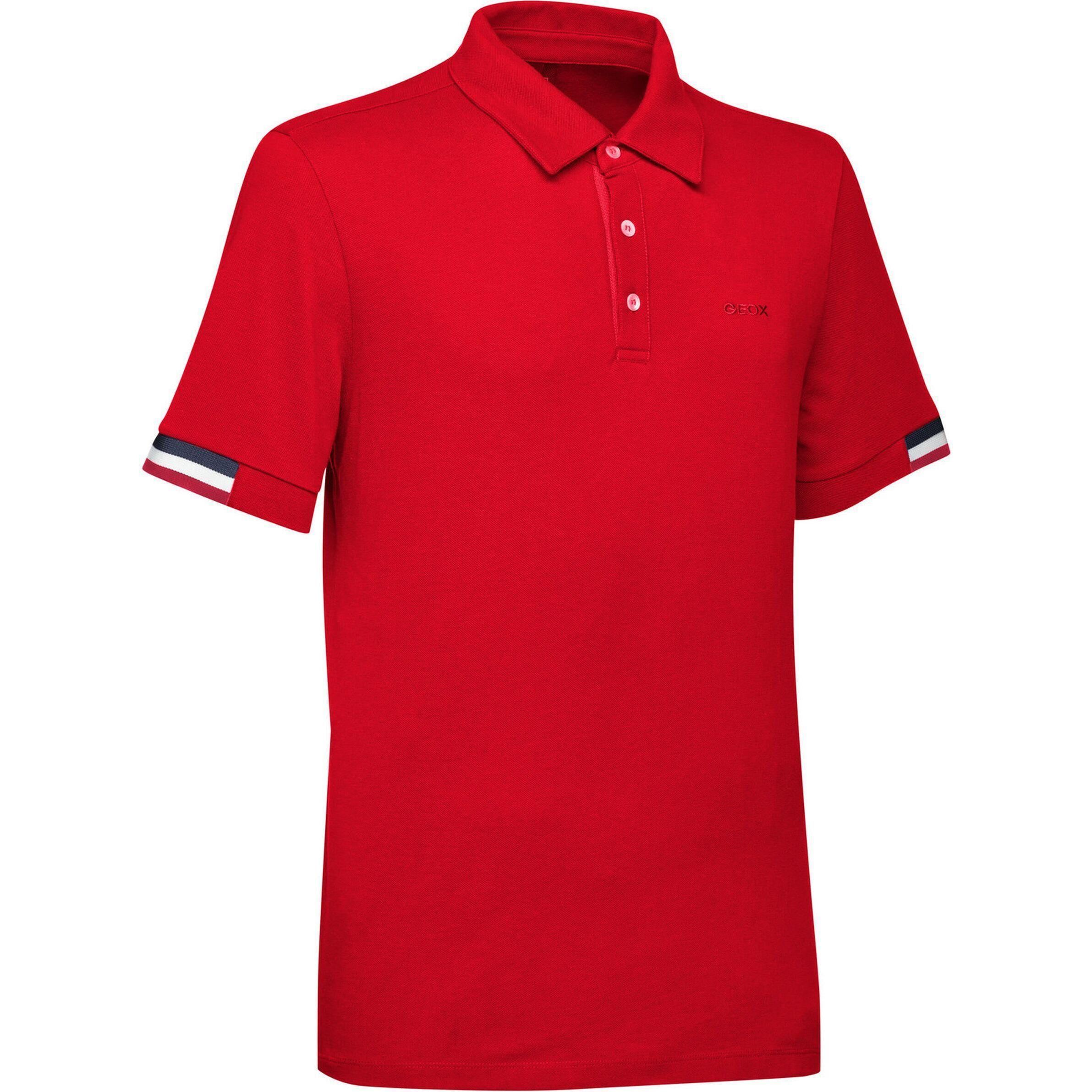 Geox, Herren, Shirt, Polo-Shirt Piquet 2, Rot, (L)