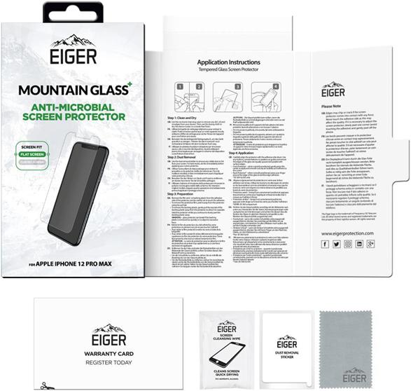 Immagine prodotto Eiger Mountain Glass+ (1 pz., Apple iPhone 12 Pro Max)