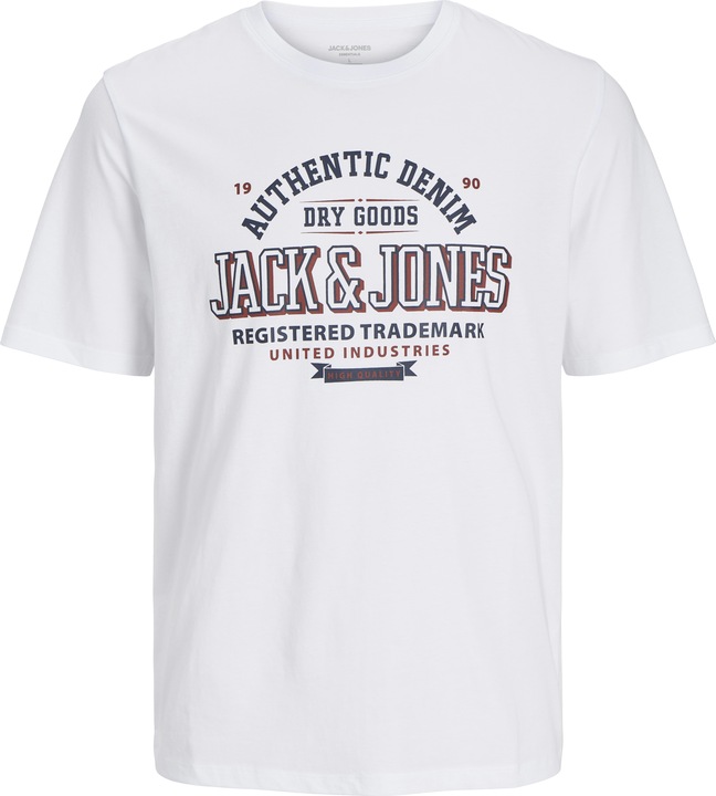 Jack & Jones JJELOGO TEE SS ONECK 2COL 24/25 NOOS MNI