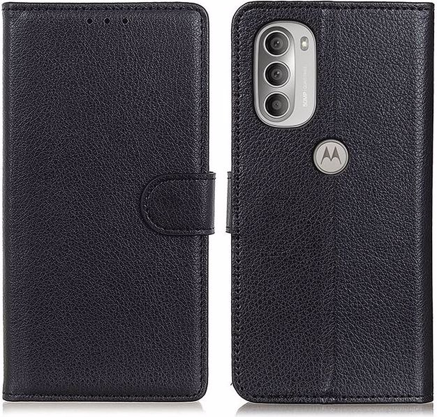 Produktbild MU Classic Litchi Leder Bookcover Series (Motorola Moto G51 5G)