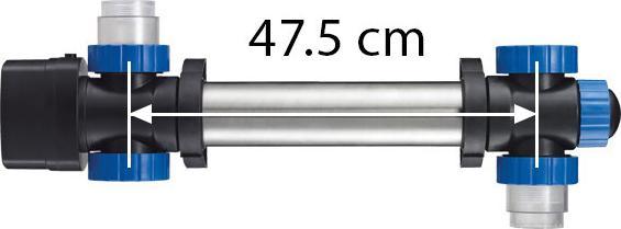 Image du produit KobreTec Stérilisateur de bassin UV-C Boîtier en acier inoxydable