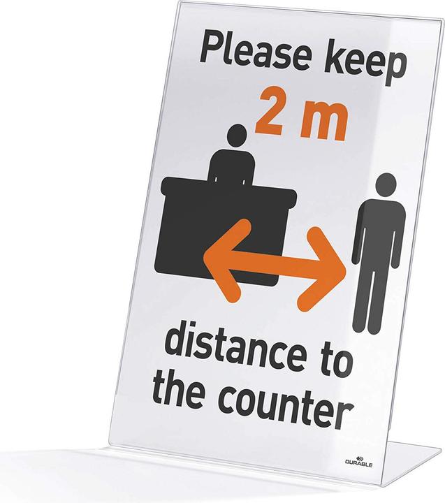 Produktbild Durable Präsentationsständer A4,transparent (A4)