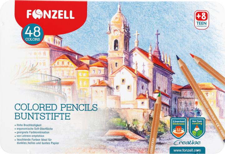 Produktbild Fonzell Farbstifte Creative in Metallschachtel (48x)