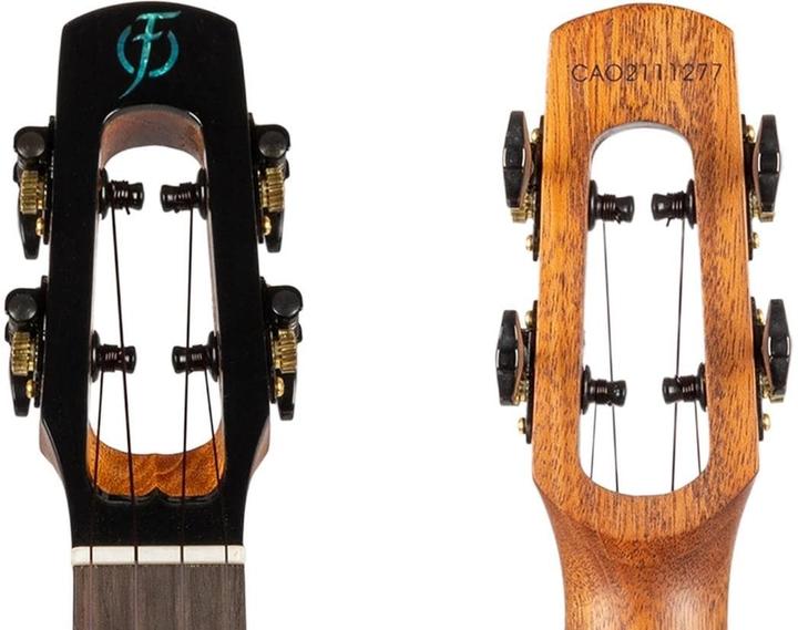 Image du produit Flight Royal Series Nighthawk Concert Black Stain Electric-akoestische concert ukele met gigbag (De concert)