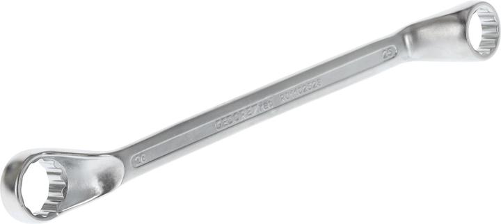 Actual product image Gedore Red red Double ring spanner, AF 25 x 28 mm, L 342 mm, chrome vanadium steel, silver (25 mm, 28 mm)