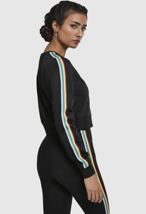 Produktbild Urban Classics Ladies Multicolor Taped Sleeve Crewneck (XXL)