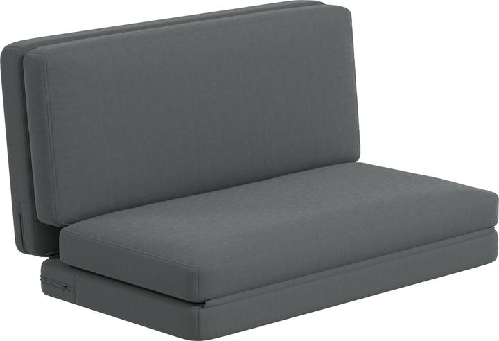 Homcom Bodensofa Polyester, Schaumstoff Dunkelgrau