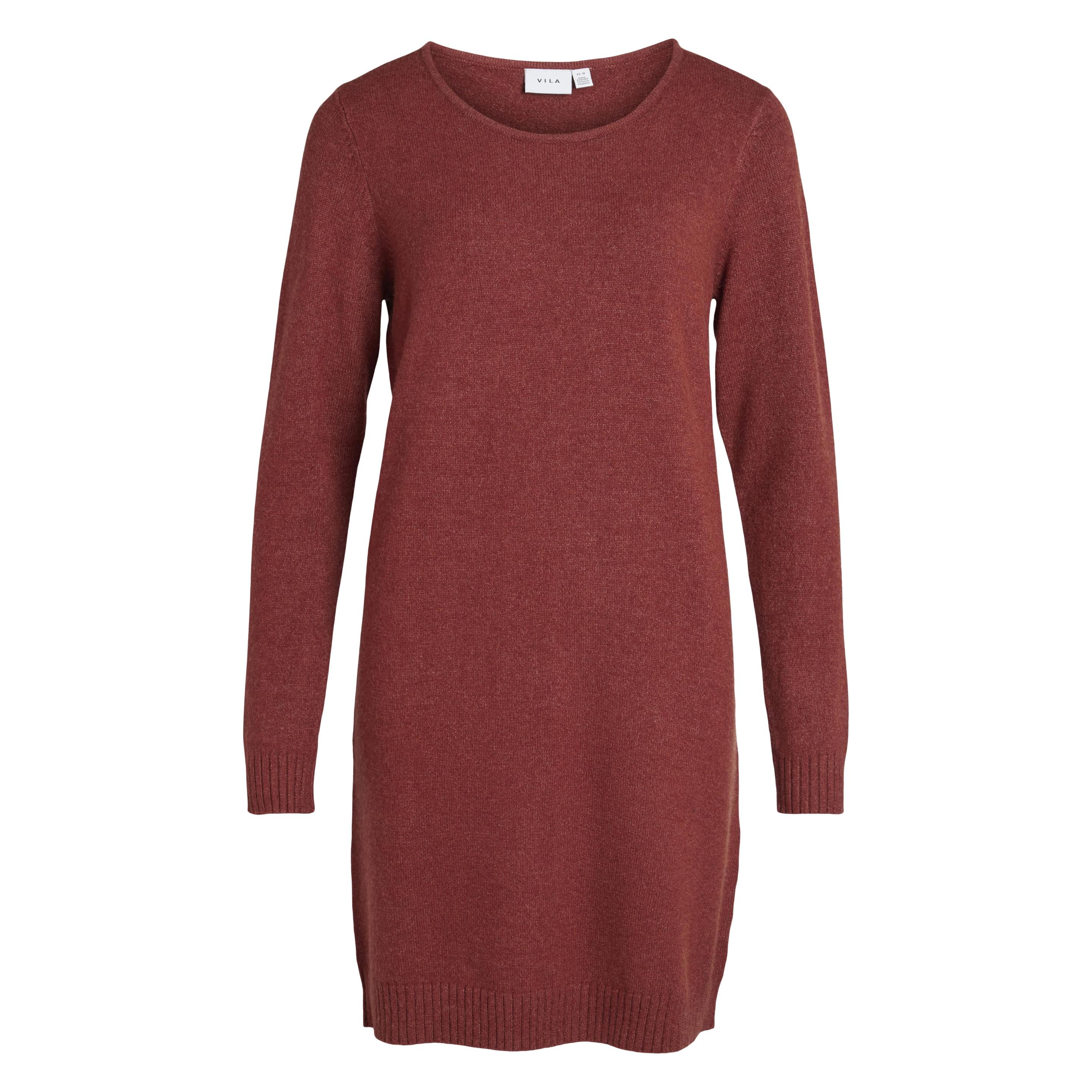 Vila, Damen, Kleider, Langärmeliges Strickkleid, (Xs)
