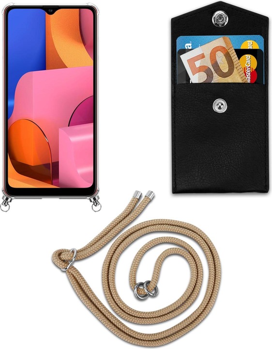 Produktbild Cadorabo TPU Handy Kette SILBER Cover