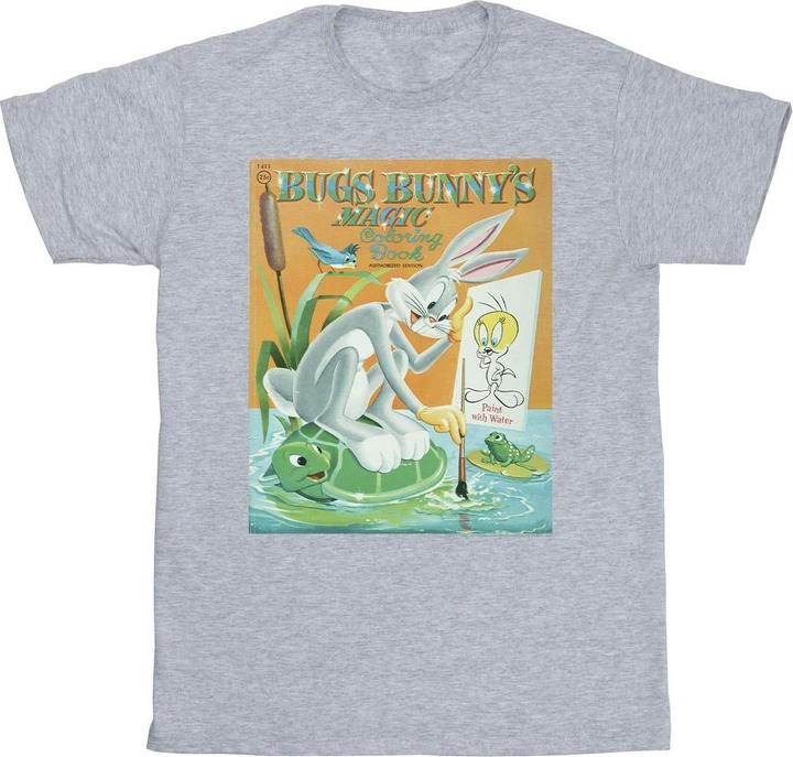 Actual product image Looney Tunes Mens Bugs Bunny Colouring Book T-Shirt (5XL)