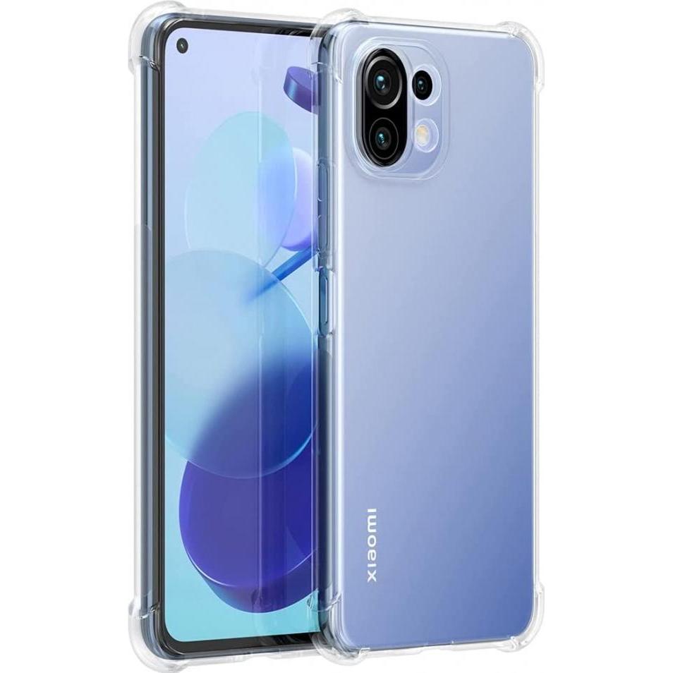 Thumbnail - Screenguard Xiaomi Mi 11 Lite Hülle Crystal Soft Airbag Bumper (Xiaomi Mi 11 Lite), Smartphone Hülle, Transparent