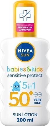 Image du produit NIVEA Sun Kids Protect & Sensitive (Spray solaire, SPF 50, 200 ml, 150 g)
