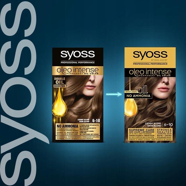 Actual product image Syoss Oleo Intense Hair Dye 6-10 Dark For light hair (6-10 Dark)