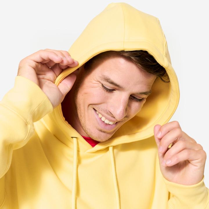 Image du produit Domyos Sweat à capuche de fitness homme, jaune (M)