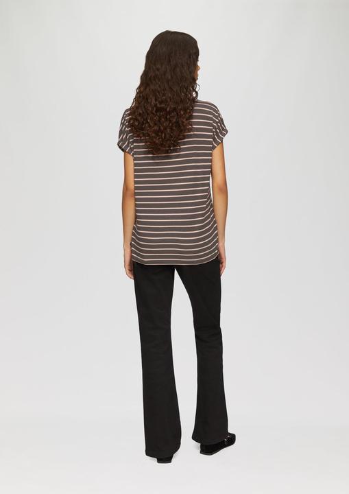 Produktbild S.Oliver T-Shirt T-Shirt aus Modalmix mit Ringelmuster (XS)