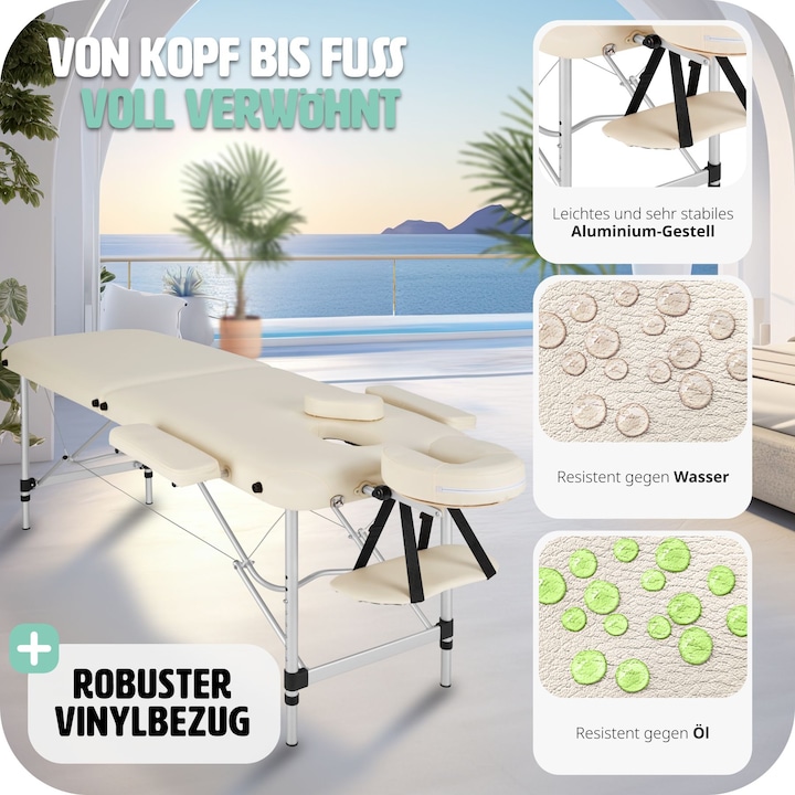 Actual product image tectake Massage table