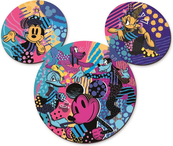 Immagine prodotto Magni Puzzle di contorno in legno: Topolino Cult, Topolino - 500+5 pezzi, lavorazione del legno, non (505 pezzi)