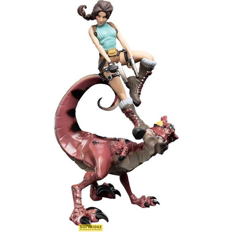 Thumbnail - Weta Workshop Tomb Raider figurine Mini Epics Lara Croft & Raptor 24 cm