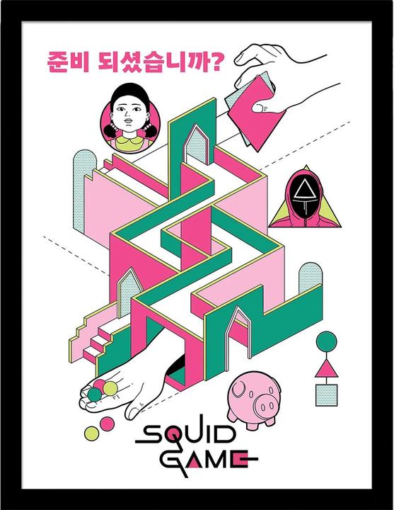 Squid Game Are You Ready Poster Incorniciato (40 x 30 cm)