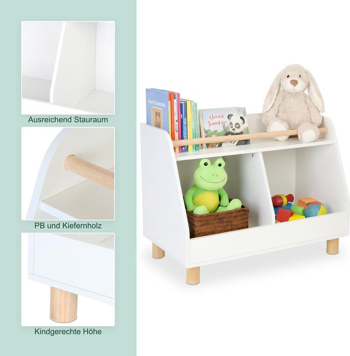 Actual product image Relaxdays Kinderregal niedrig für Spielzeug