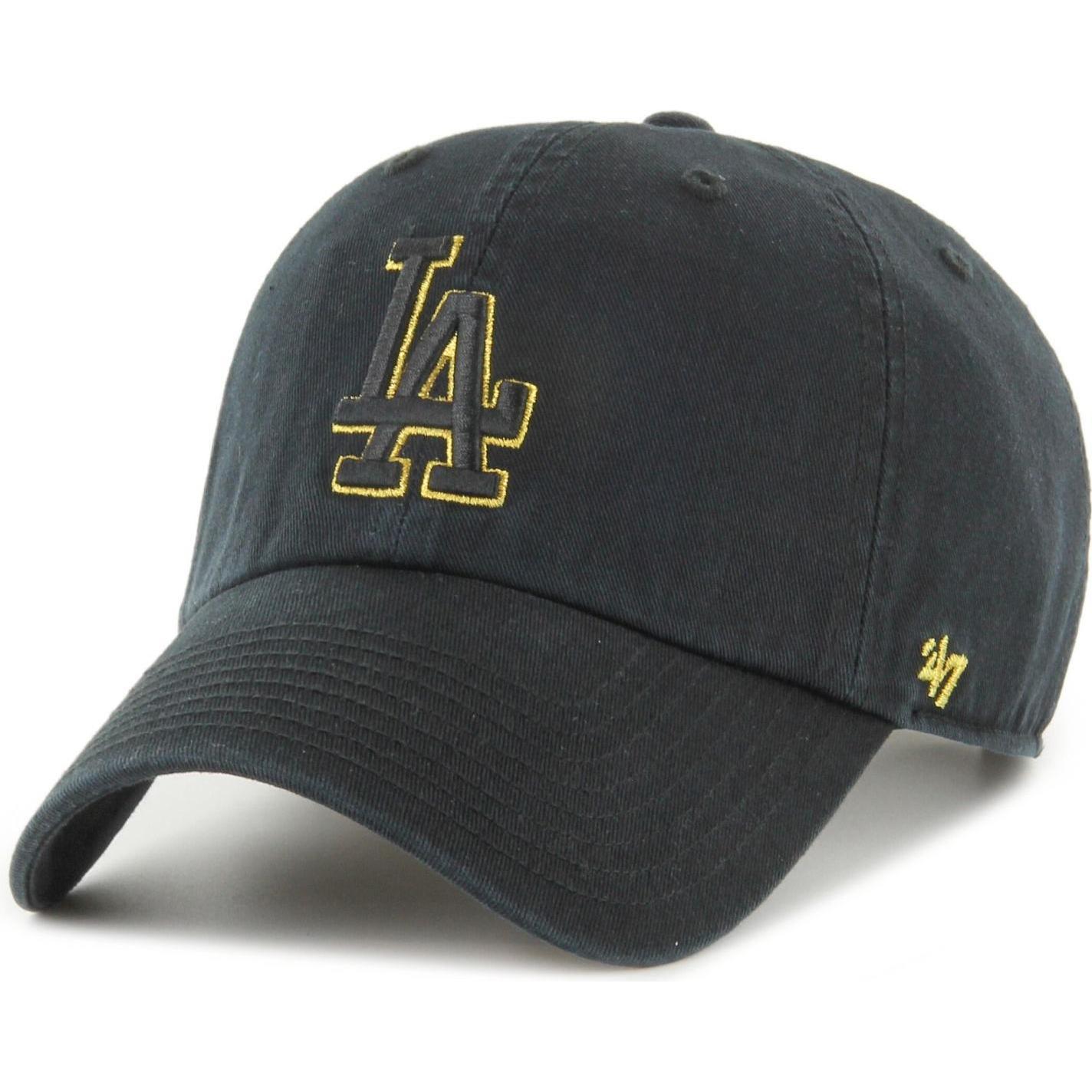 47 Brand, Herren, Cap, Metallic La Dodgers, Schwarz
