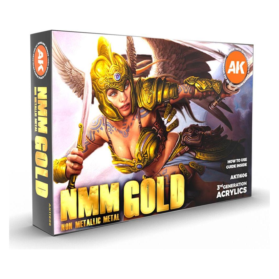 Ak Interactive Ak Set De Peinture - Non Metallic Metaal , Goud