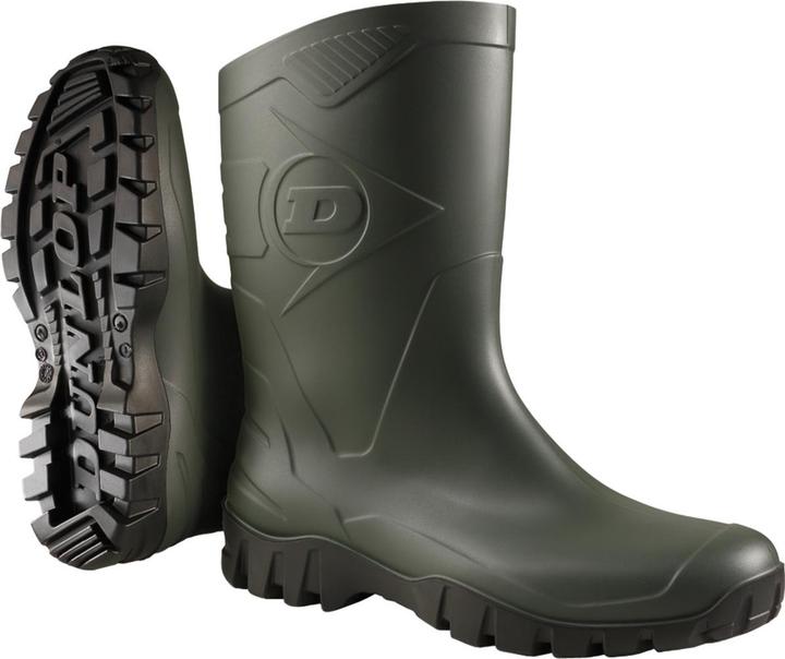 Actual product image Magni Dunlop Protective Footwear Men's Dunlop Dee work rubber boots, Green Green Black, 37 EU (37)