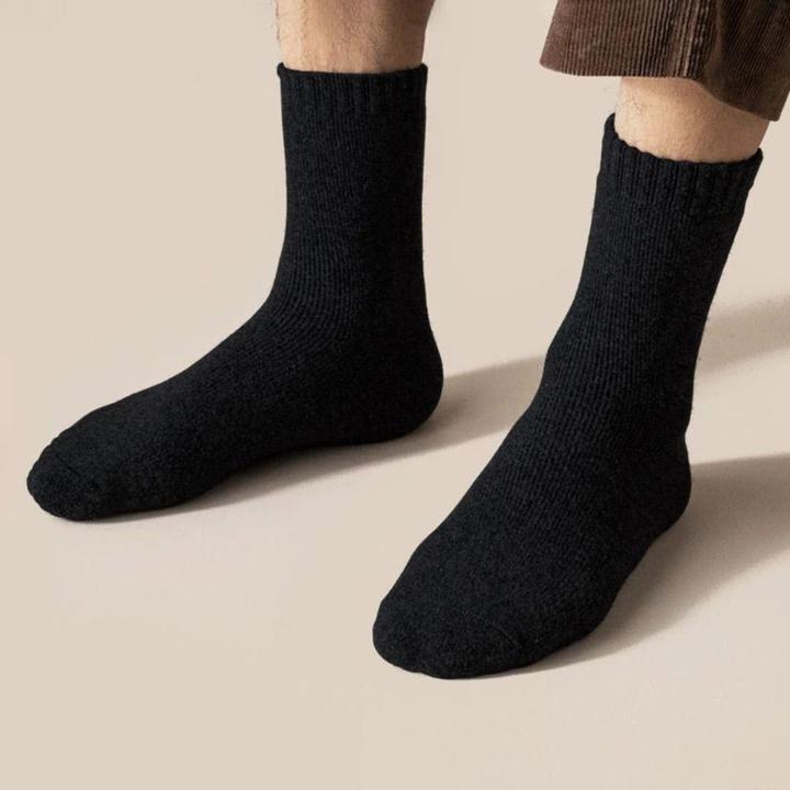 Image du produit JTI Chaussettes, Laine / Coton - Noir - Taille 38-40 (Une unité par pack, 38 - 40)