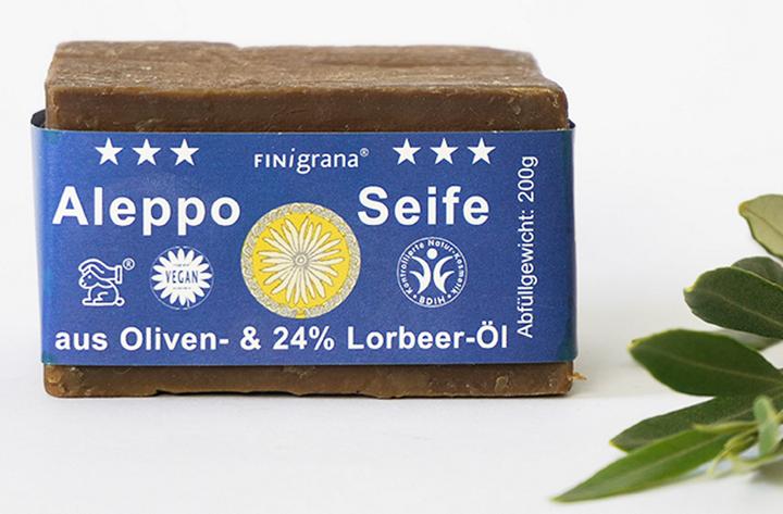 Produktbild FINigrana Aleppo (Hartseife, 180 g)