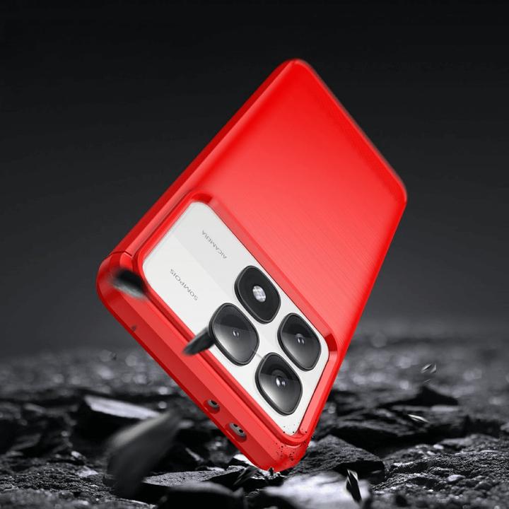 Actual product image Cover-Discount Xiaomi 14T Pro - Metal Carbon Look Cover (Xiaomi 14T Pro)