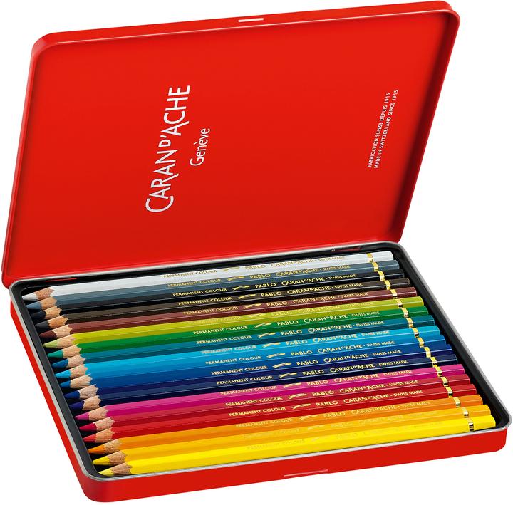 Actual product image Caran d'Ache Pablo Metallschachtel (Multicoloured, 18 x)