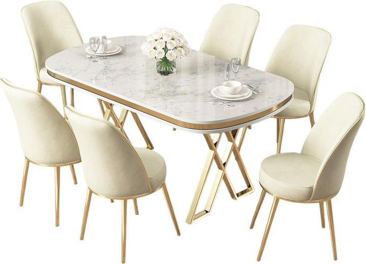 Image du produit Hanah Home Lai Dining TableChairs Set