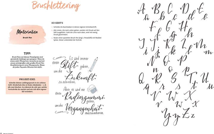 Produktbild Handlettering 44 Alphabete – Für alle Anlässe – Band 3 (Deutsch, Andrea Kühne, 2021)