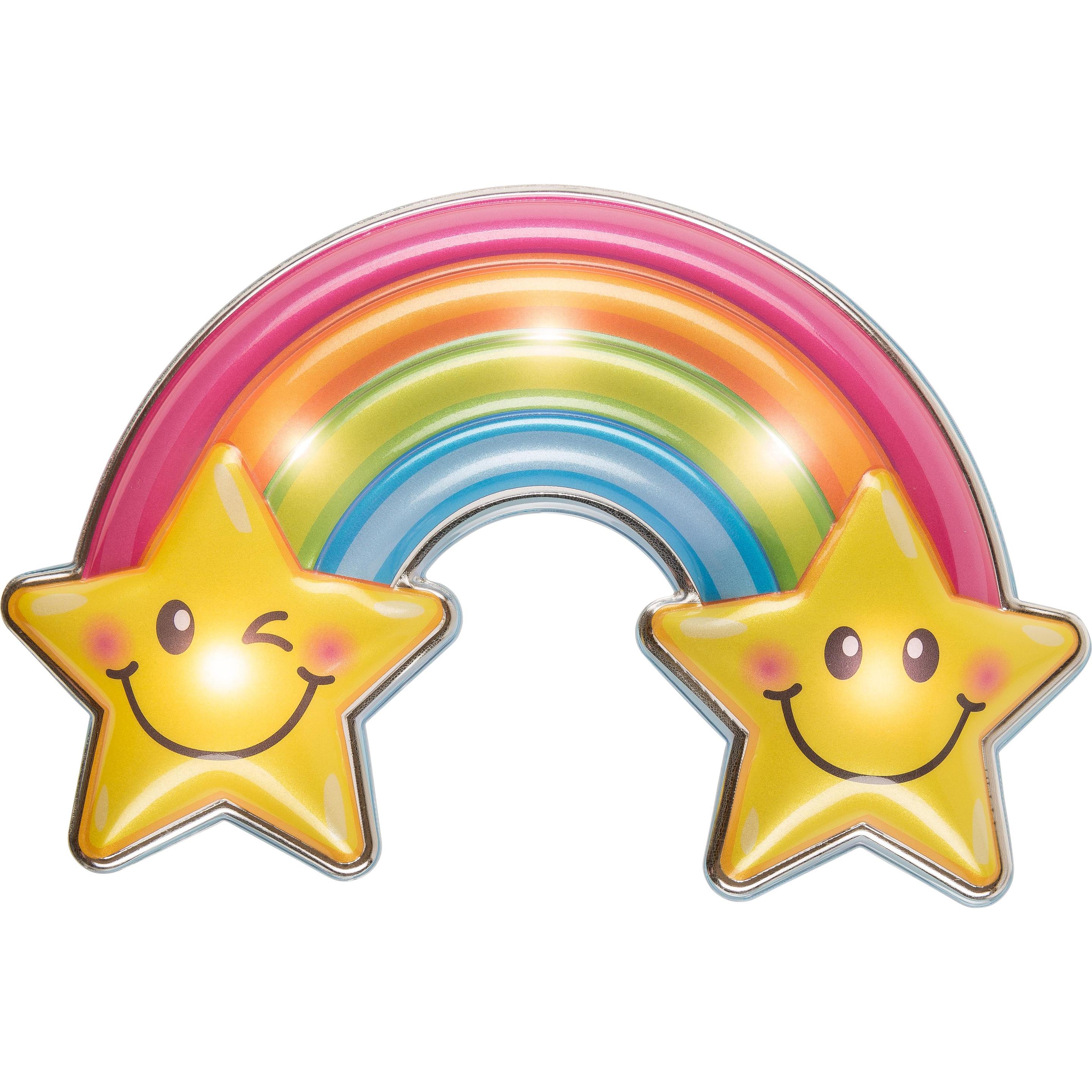 Idena, Wandtattoo, Wandsticker Lampe Regenbogen, 22x13cm, LED