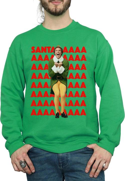Produktbild Elf Buddy Santa Scream Sweatshirt (L)