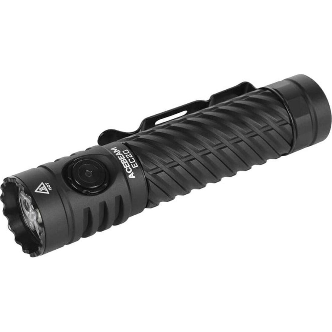 AceBeam, Torcia, EC20 SFT-25R HI Schwarze Taschenlampe (10.95 cm, 2500 lm)