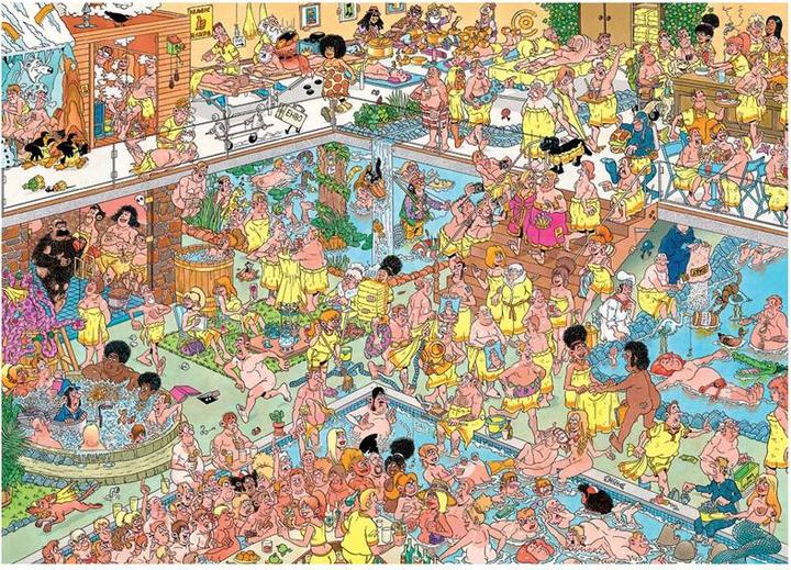 Actual product image Jumbo Jan van Haasteren - Heiss und Heillos (1000 pieces)