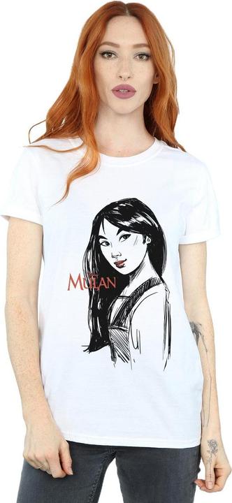 Immagine prodotto Disney Mulan Sketch Maglietta Ampia Donna (M)