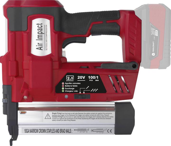 Produktbild Toolcraft Kabellose Nagelpistole