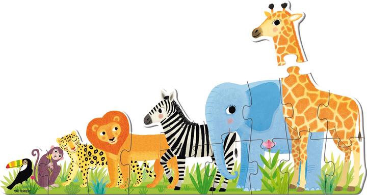 Produktbild Jumbo Puzzle XXL Dschungel, von klein.D53426 (16 Teile)