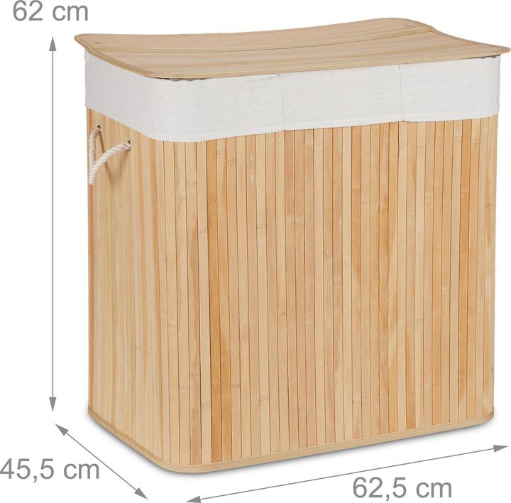 Actual product image Relaxdays Laundry basket (40 l)