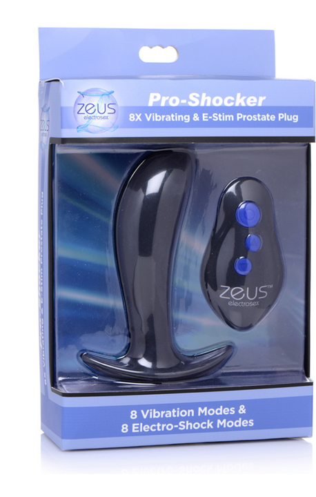 Immagine prodotto Doc Johnson Pro-Shocker 8X vibrante & E-Stim Silicone Prostate Plug