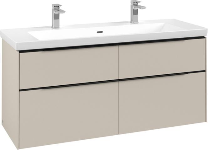 Cashmere Grey, Volcano Black