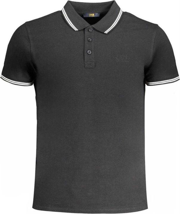 Image du produit Cavalli Class - Polo motif/style rayure contrastée sur bord - Homme (XL)