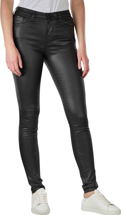 Actual product image Pepe Jeans Regent High Skinny Fit Coated Black (W24/L30)