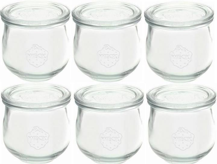 Produktbild Weck Einmachglas 370 ml, 6 Stück (6 Stk., 0.37 l)