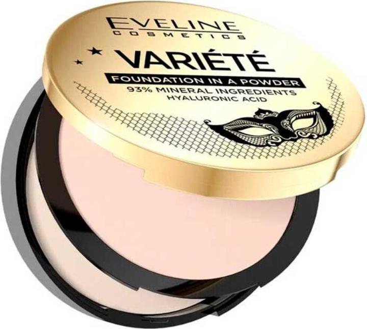 Produktbild Eveline Variete Mineral Foundation In Powder For Face 01 Light 8G (01 Light)