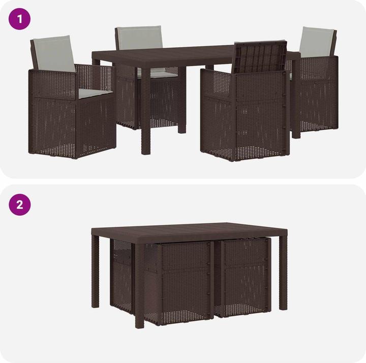 Produktbild vidaXL Modernes Esszimmer-Set