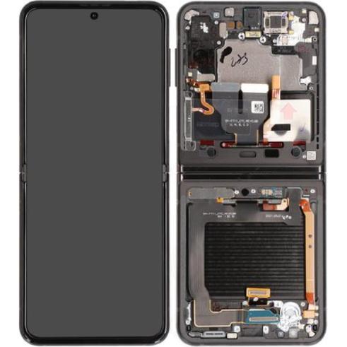 Samsung Galaxy Z Flip 3 5G LCD Display Phantom Black (Display), Mobilgerät Ersatzteile, Schwarz